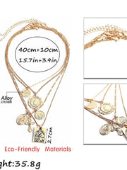 Load image into Gallery viewer, Vintage 4 Set Separable Chain w/ Multi Pendants
