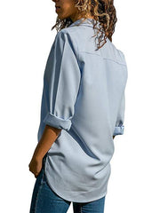 Load image into Gallery viewer, Elegant Long Sleeve Blouse Shirt - vendach
