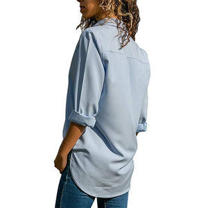 Elegant Long Sleeve Blouse Shirt - vendach