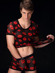 Load image into Gallery viewer, Kiss Me Mesh Tank Top
