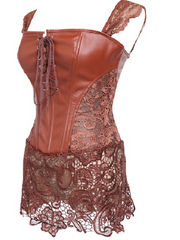 Load image into Gallery viewer, Faux Leather Corset
