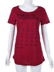 Load image into Gallery viewer, Baby Is Coming Pregnancy T-shirt
