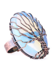 Load image into Gallery viewer, Natural Stone Tree of Life Rings
