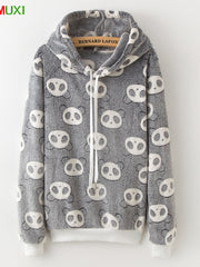 Load image into Gallery viewer, Comfy Long Sleeve Hoodie Sweater
