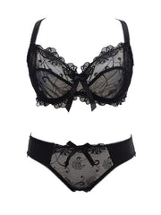 Load image into Gallery viewer, Two Piece Lace Lingerie Set
