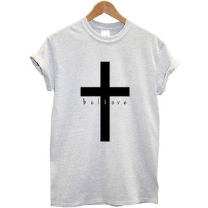 T-Shirt print Cross - vendach