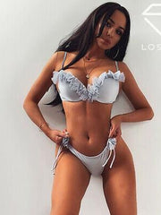 Load image into Gallery viewer, Ruffle Bikini Set
