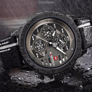 Waterproof Quartz Sport Wrist Watch