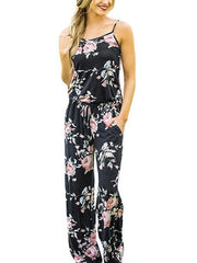 Load image into Gallery viewer, Comfy Floral Jumpsuit
