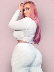 Load image into Gallery viewer, High Waist Ruched Scrunch Butt Lift Leggings and Tummy Control
