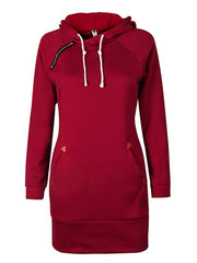 Load image into Gallery viewer, Hoodie Sweatshirt Dress
