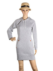 Load image into Gallery viewer, Hoodie Sweatshirt Dress
