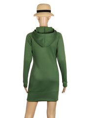 Load image into Gallery viewer, Hoodie Sweatshirt Dress
