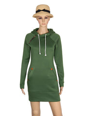 Load image into Gallery viewer, Hoodie Sweatshirt Dress
