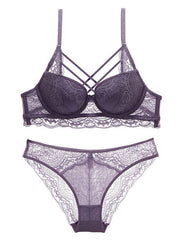 Load image into Gallery viewer, Floral Lace Bra &amp; Underwear
