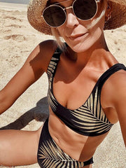 Load image into Gallery viewer, Leaf Print Bikini
