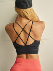 Load image into Gallery viewer, Strappy Back Sports Bra

