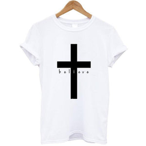 T-Shirt print Cross - vendach