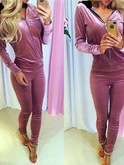Load image into Gallery viewer, Velvet Tracksuit - vendach
