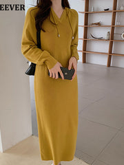 Load image into Gallery viewer, Hooded Knitted Dress
