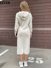 Load image into Gallery viewer, Hooded Knitted Dress
