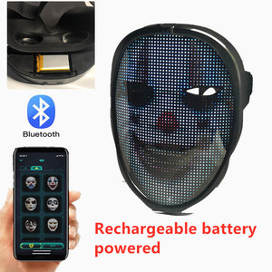 Bluetooth-compatible LED Mask