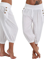 Load image into Gallery viewer, Women Summer Solid Harem Pants Loose - vendach
