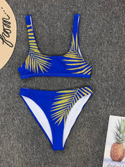 Load image into Gallery viewer, Leaf Print Bikini
