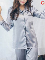 Load image into Gallery viewer, Silky Satin Pajamas Set
