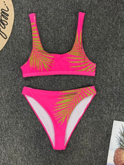 Load image into Gallery viewer, Leaf Print Bikini
