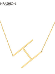 Load image into Gallery viewer, Letter Pendant Necklace
