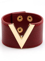 Load image into Gallery viewer, Genuine Leather Cuff Bracelet
