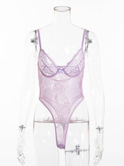 Load image into Gallery viewer, Sheer Lace Bodysuit
