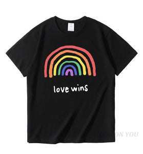 Pride LGBT Rainbow Cotton T Shirts - vendach