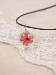 Load image into Gallery viewer, Handmade Resin Floral Pendant Necklace
