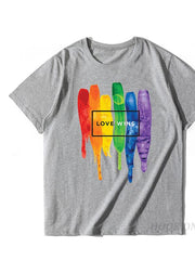 Load image into Gallery viewer, Pride LGBT Rainbow Cotton T Shirts - vendach

