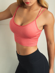 Load image into Gallery viewer, Strappy Back Sports Bra

