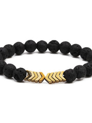Load image into Gallery viewer, Sacred Arrow Lava Stone Bracelet
