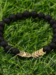 Load image into Gallery viewer, Sacred Arrow Lava Stone Bracelet
