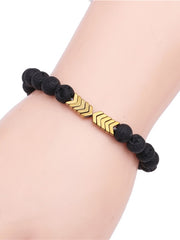 Load image into Gallery viewer, Sacred Arrow Lava Stone Bracelet
