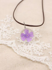 Load image into Gallery viewer, Handmade Resin Floral Pendant Necklace
