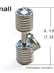 Load image into Gallery viewer, Dumbbell Pendant Fitness Necklace - vendach
