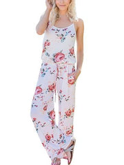Load image into Gallery viewer, Comfy Floral Jumpsuit
