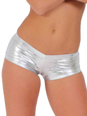 Load image into Gallery viewer, Metallic Booty Shorts
