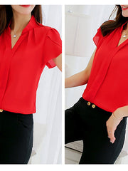 Load image into Gallery viewer, Short-Sleeve Blouse
