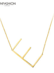 Load image into Gallery viewer, Letter Pendant Necklace
