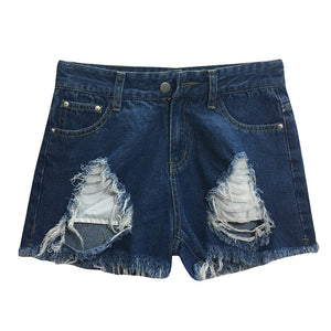 Blue Denim Jean Shorts