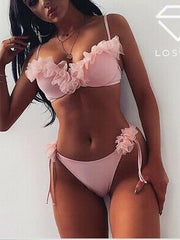 Load image into Gallery viewer, Ruffle Bikini Set
