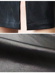 Load image into Gallery viewer, Leather-Like Pencil Skirt
