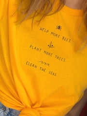 Load image into Gallery viewer, Help More Bees T-Shirts
